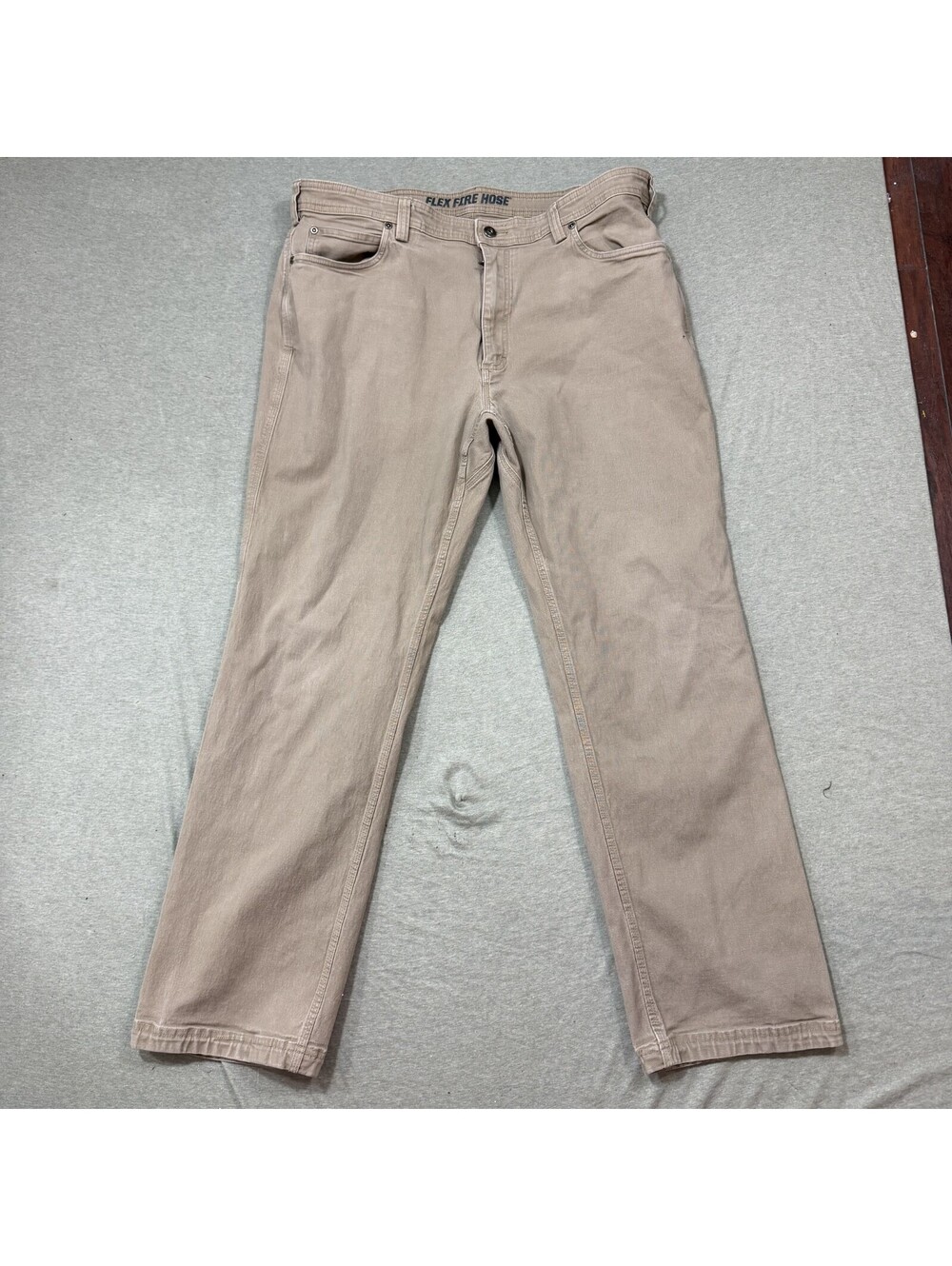 Duluth Trading Flex Fire Hose Relaxed Fit Pants‎ Men’s 40x32 Brown Work Utility